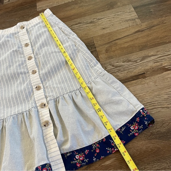 Madewell denim project patchwork skirt 00 - Picture 9 of 9